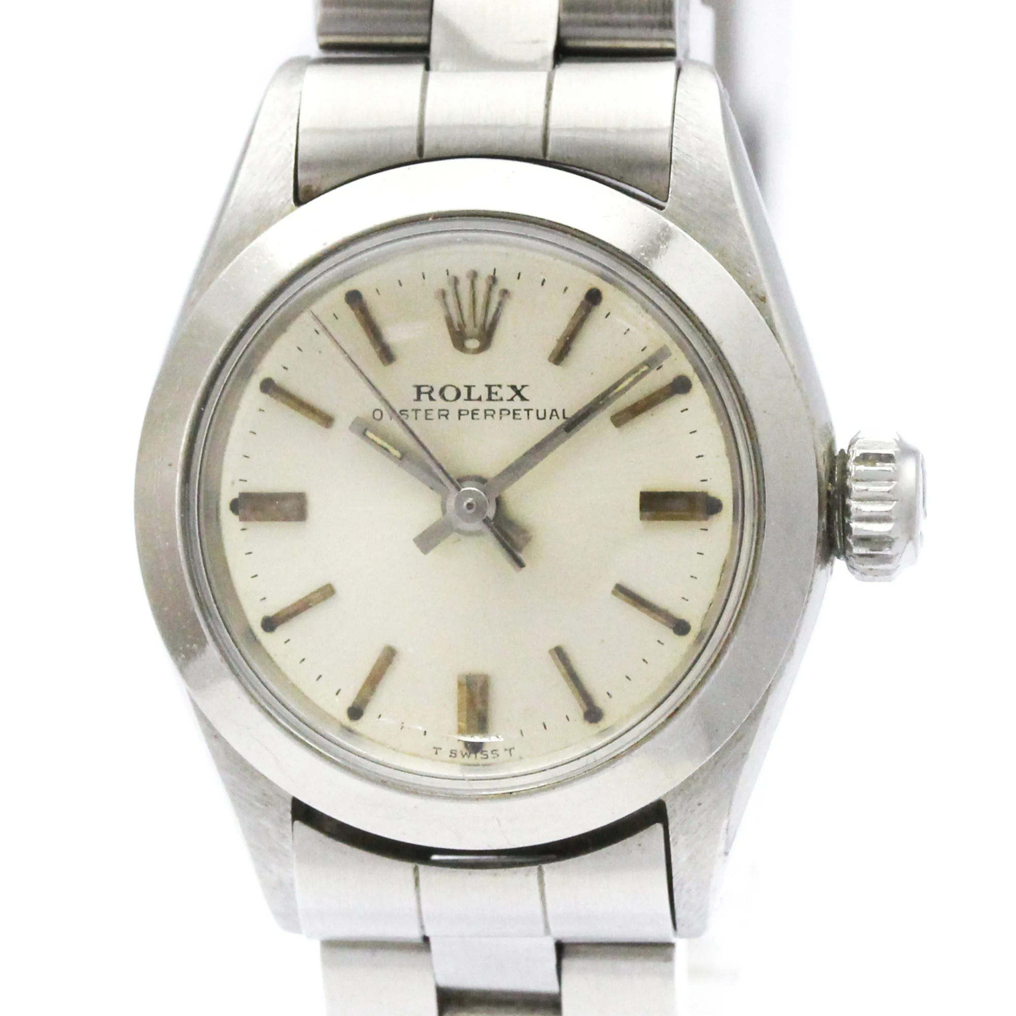 Rolex Oyster Perpetual Steel Automatic Ladies Watch 6618 Vintage